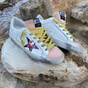 Golden Goose Floral Superstars